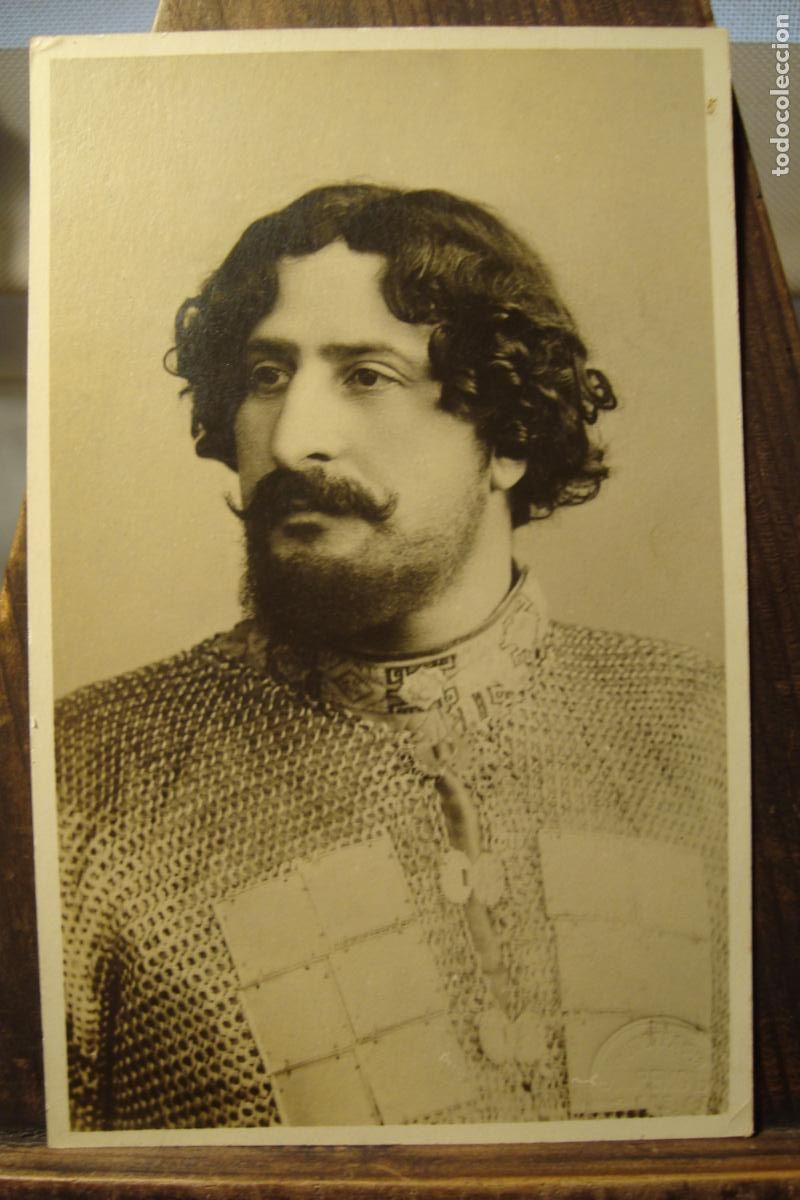 Fotos von Musikern: ANTIGUA POSTAL FOTOGRAFICA MATTIA BATTISTIANI 1856-1928 ITALIA. CANTANTE OPERA. DE UNA OPERA RUSA.