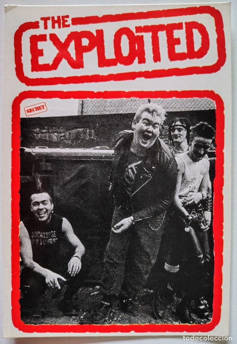 Photos de Chanteurs et Chanteuses: The Exploited. Secret. Post card (postal)