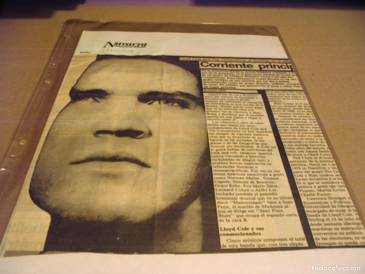 Fotos von Musikern: LLOYD COLE & the Conmotions recorte de prensa x 11 Espa&ntilde;a 1988 clippings