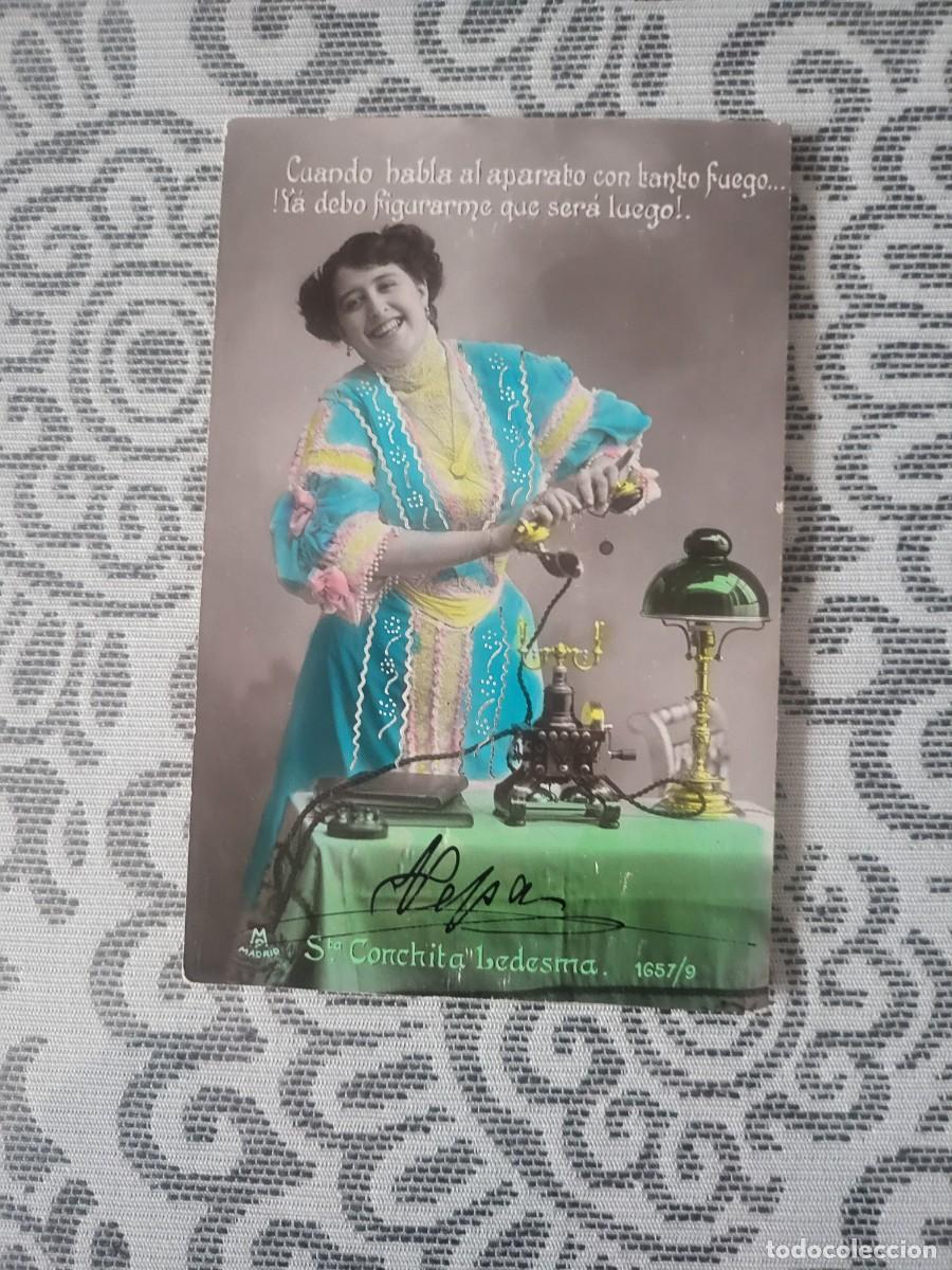 Fotos von Musikern: Conchita Ledesma cupletista postal 9 X 13 ctms...