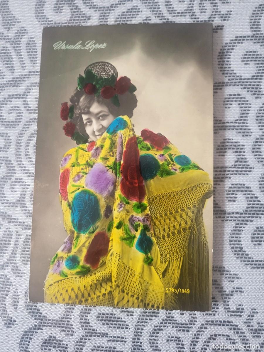 Fotos von Musikern: Ursula Lopez cupletista postal 9 X 13 ctms...