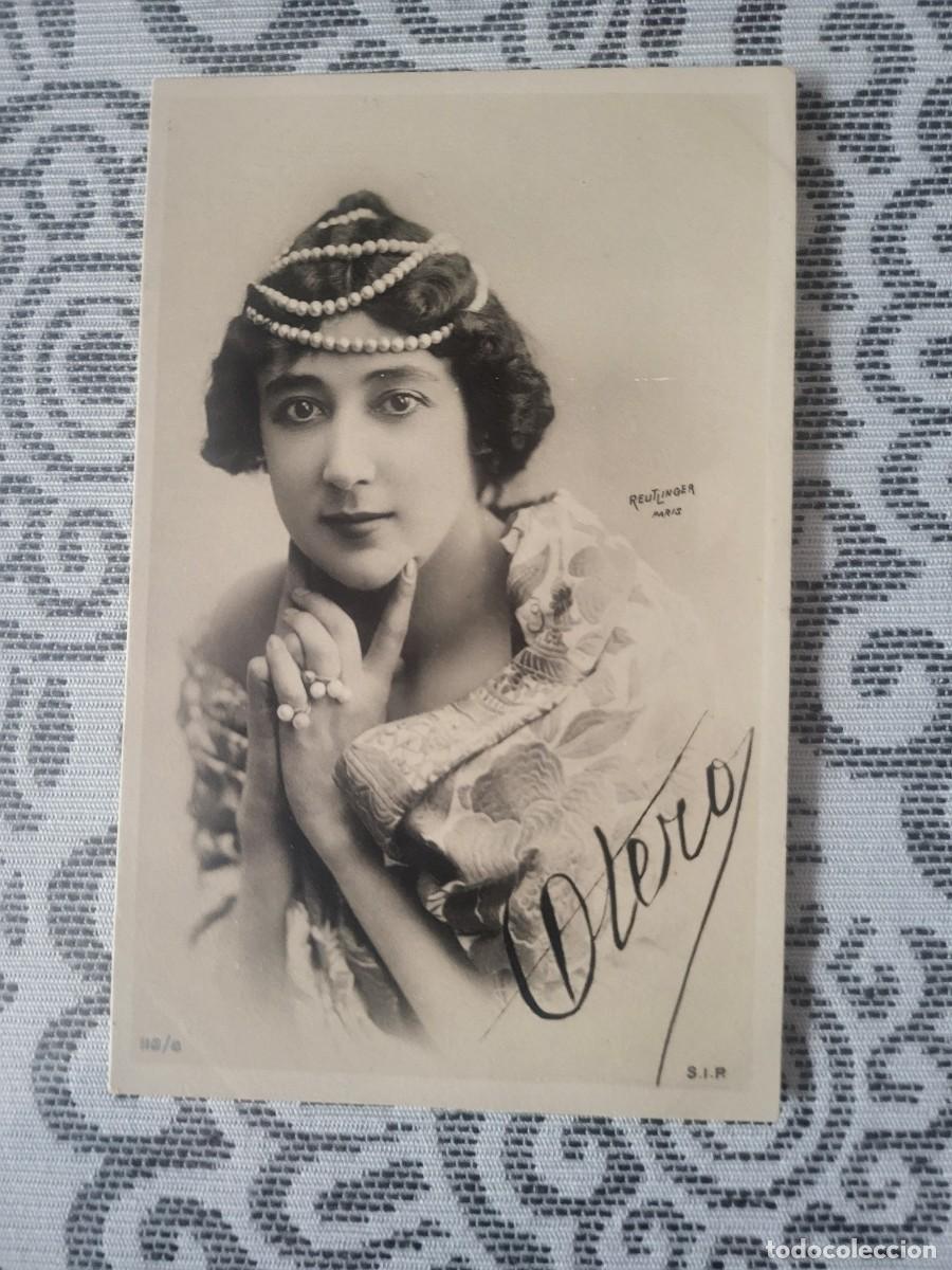 Fotos von Musikern: Bella Otero cupletista postal 9 X 13 ctms...