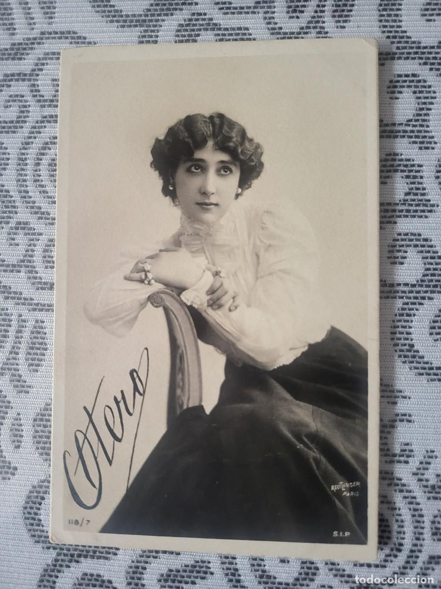 Fotos von Musikern: Bella Otero cupletista postal 9 X 13 ctms...