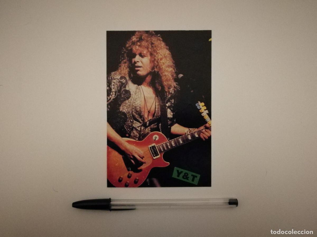 Photos de Chanteurs et Chanteuses: TARJETA ACARTONADA 10*15- Y&T Dave Meniketti - HEAVY METAL - HARD ROCK 80s