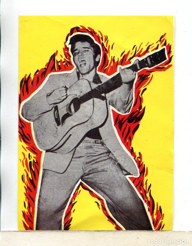Photos de Chanteurs et Chanteuses: ELVIS PRESLEY. PEGATINA 8 X 11 cms.