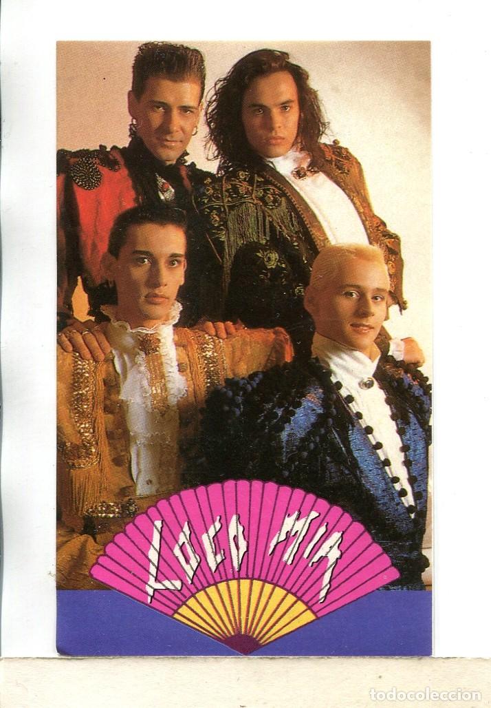 Photos de Chanteurs et Chanteuses: LOCO MIA. PEGATINA 7 X 11,5 cms.