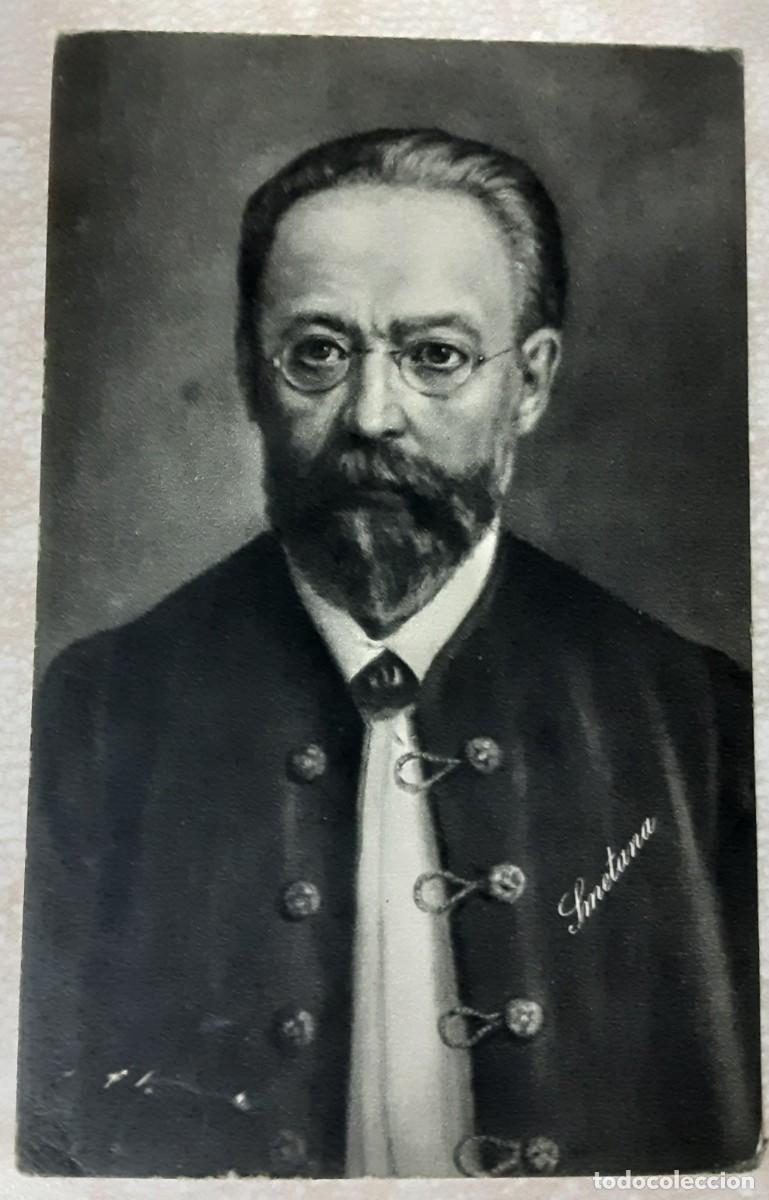 Photos de Chanteurs et Chanteuses: POSTAL ANTIGUA DE BEDŘIC SMETANA, COMPOSITOR MOLDAVO