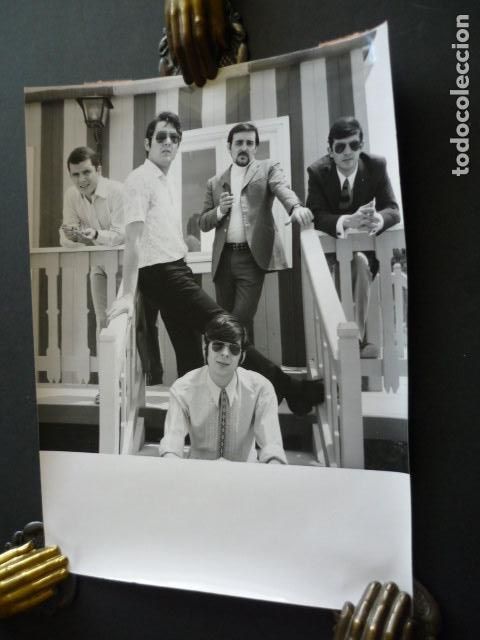 Photos de Chanteurs et Chanteuses: LOS PASOS CONJUNTO MUSICAL ANTIGUA FOTOGRAFIA ORIGINAL 18 X 24 CM