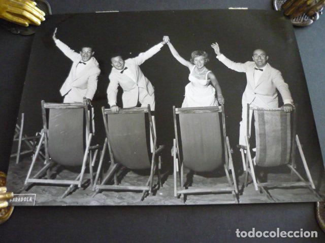 Photos of Singers: CUARTETO CETRA CONJUNTO MUSICAL ANTIGUA FOTOGRAFIA 18 X 24 CM