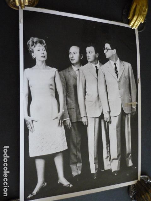 Fotos von Musikern: CUARTETO CETRA CONJUNTO MUSICAL ANTIGUA FOTOGRAFIA 18 X 24 CM