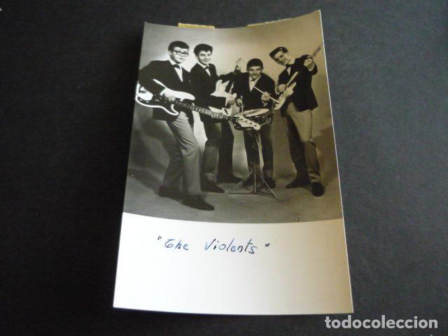 Fotos von Musikern: THE VIOLENTS CONJUNTO MUSICAL ANTIGUA FOTOGRAFIA 9 X 13 CM