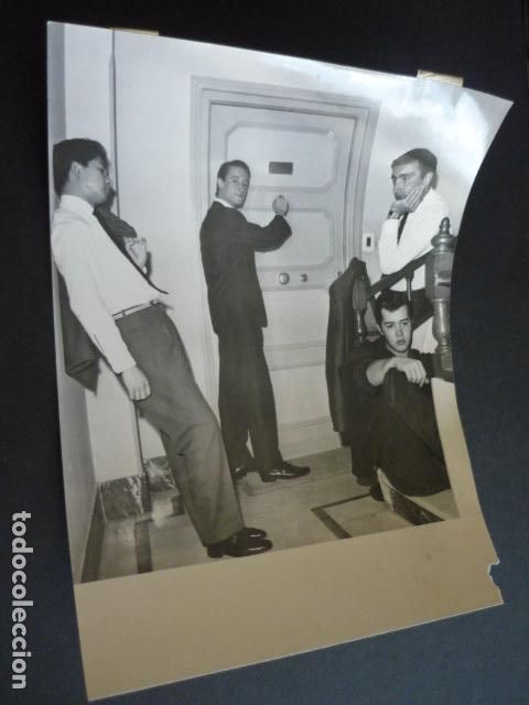 Photos of Singers: LOS CUATRO JETS CONJUNTO MUSICAL ANTIGUA FOTOGRAFIA 1964 18 X 24 CM