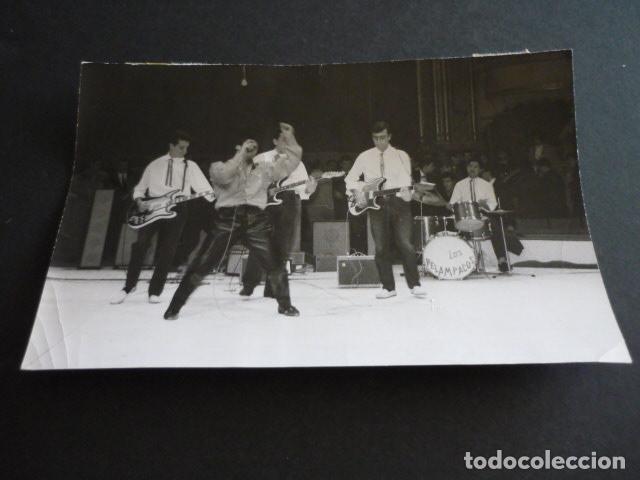 Fotos von Musikern: LOS CUATRO JETS CONJUNTO MUSICAL ANTIGUA FOTOGRAFIA 1964 12 X 17 CM