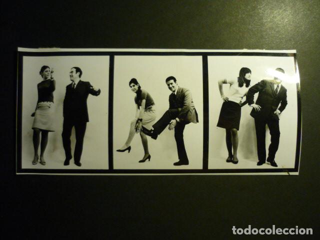 Photos of Singers: LOS CUATRO DE LA TORRE CONJUNTO MUSICAL ANTIGUA FOTOGRAFIA ORIGINAL 11 X 24 CM