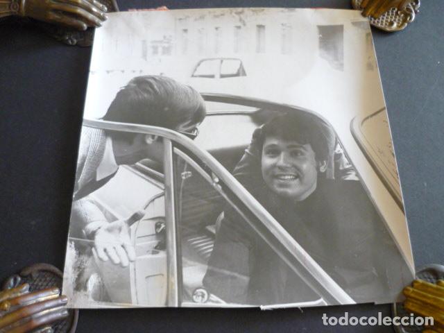 Fotos von Musikern: RAPHAEL CANTANTE ANTIGUA FOTOGRAFIA ORIGINAL 18 X 18 CM