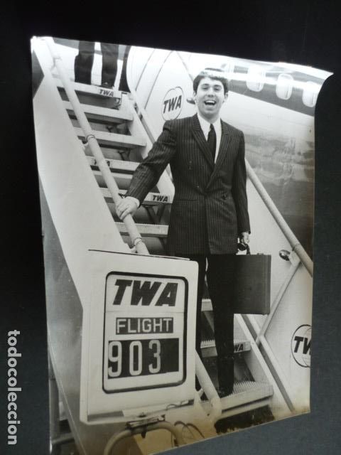 Photos of Singers: RAPHAEL CANTANTE ANTIGUA FOTOGRAFIA 18 X 24 CM