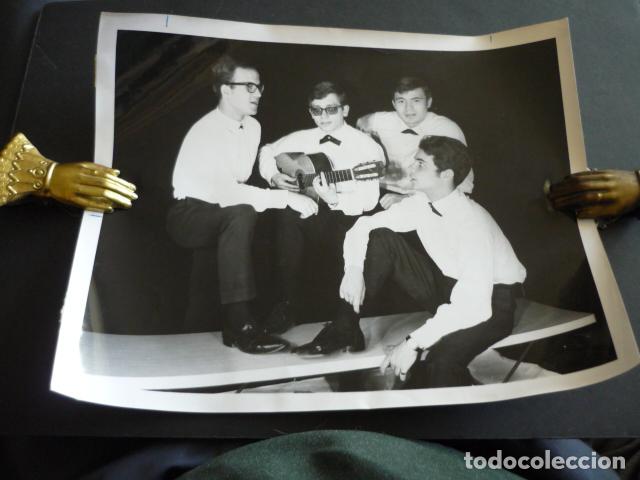 Photos de Chanteurs et Chanteuses: LOS SONOR CONJUNTO MUSICAL ANTIGUA FOTOGRAFIA 1964 30 X 24 CM