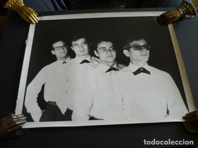 Photos de Chanteurs et Chanteuses: LOS SONOR CONJUNTO MUSICAL ANTIGUA FOTOGRAFIA 1964 30 X 24 CM