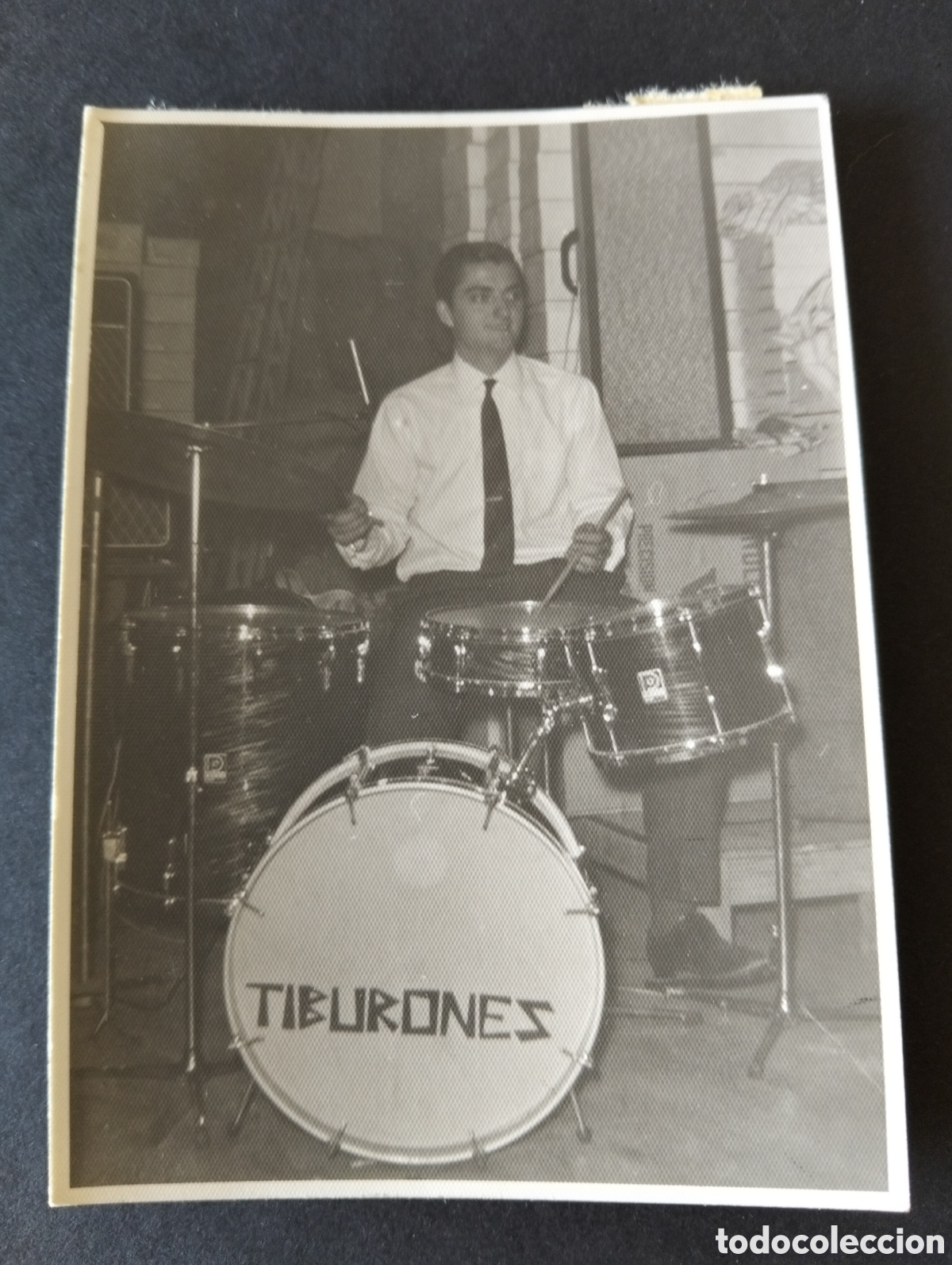 Photos de Chanteurs et Chanteuses: LOS TIBURONES CONJUNTO MUSICAL ANTIGUA FOTOGRAFIA 7 X 10 CM