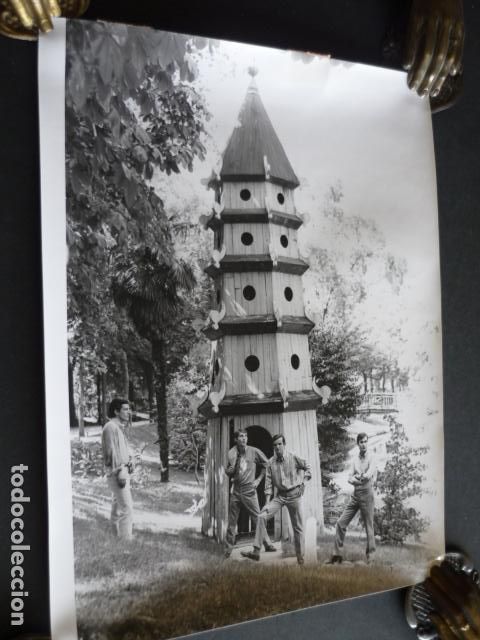 Photos de Chanteurs et Chanteuses: LOS CASTILLOS CONJUNTO MUSICAL ANTIGUA FOTOGRAFIA 24 X 18 CM