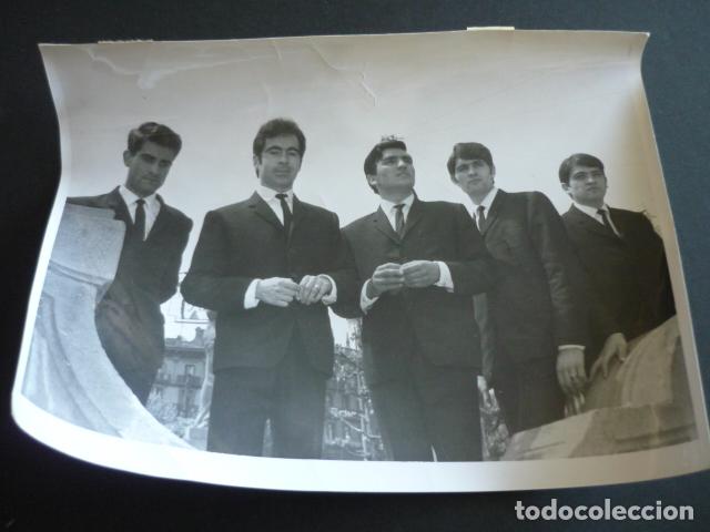 Photos de Chanteurs et Chanteuses: LOS SAKING'S CONJUNTO MUSICAL ANTIGUA FOTOGRAFIA 18 X 24 CM