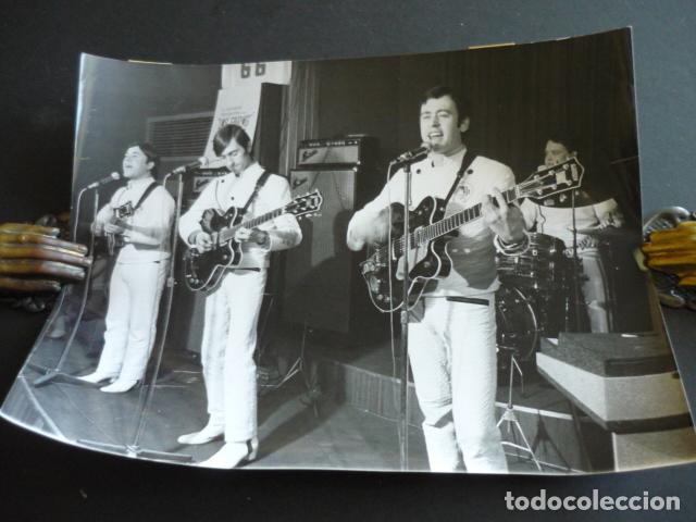 Photos de Chanteurs et Chanteuses: LOS FAROS CONJUNTO MUSICAL ANTIGUA FOTOGRAFIA 24 X 18 CM