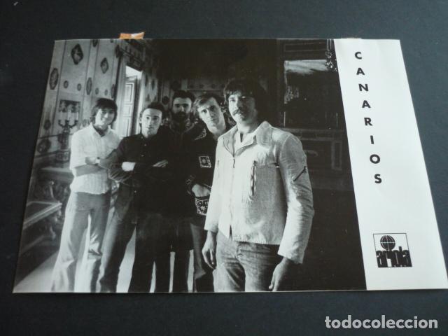 Photos de Chanteurs et Chanteuses: LOS CANARIOS CONJUNTO MUSICAL ANTIGUA FOTOGRAFIA 18 X 24 CM