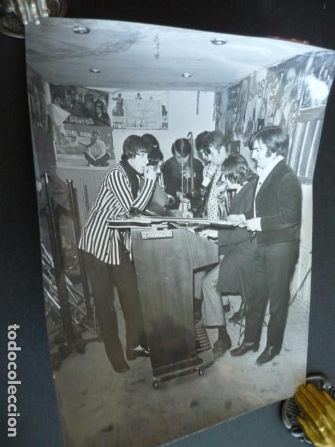 Photos de Chanteurs et Chanteuses: LOS CANARIOS CONJUNTO MUSICAL ANTIGUA FOTOGRAFIA 18 X 24 CM