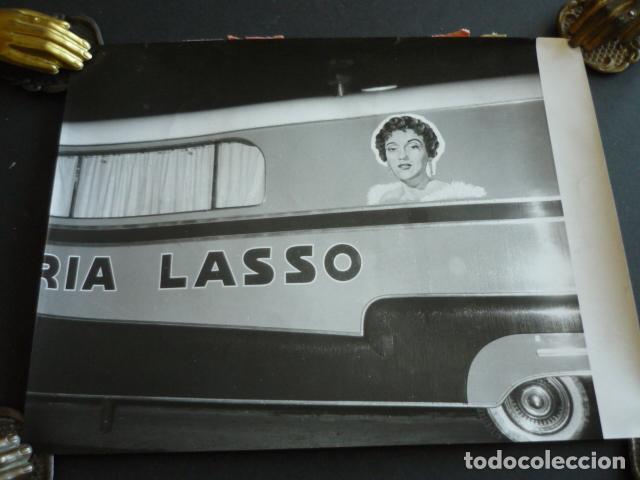 Fotos von Musikern: GLORIA LASSO CANTANTE ANTIGUA FOTOGRAFIA 18 X 24 CM