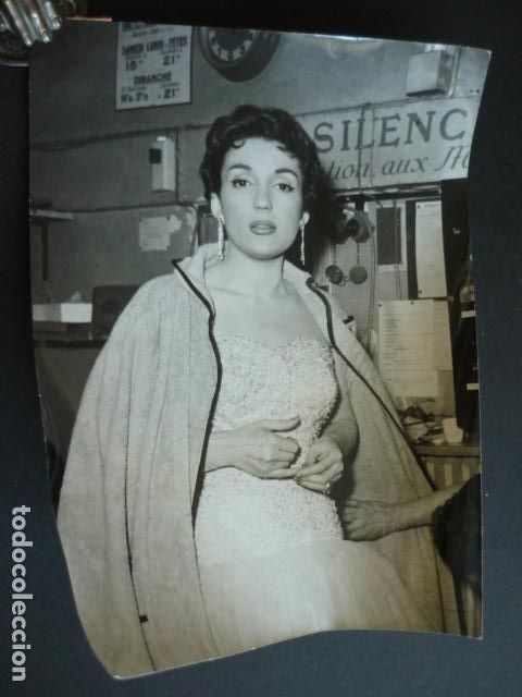 Fotos von Musikern: GLORIA LASSO CANTANTE ANTIGUA FOTOGRAFIA 18 X 24 CM