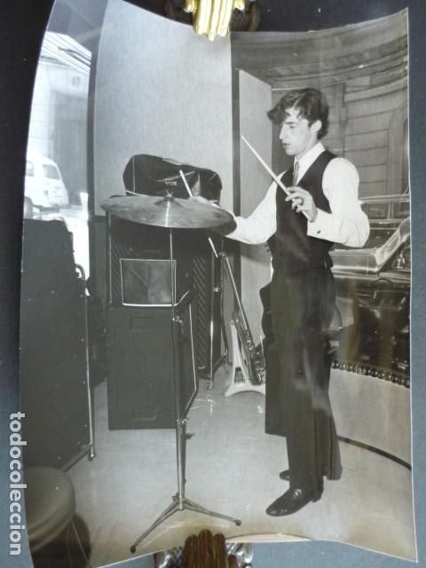 Photos of Singers: LOS ARLEQUINES CONJUNTO MUSICAL ANTIGUA FOTOGRAFIA 24 X 18 CM