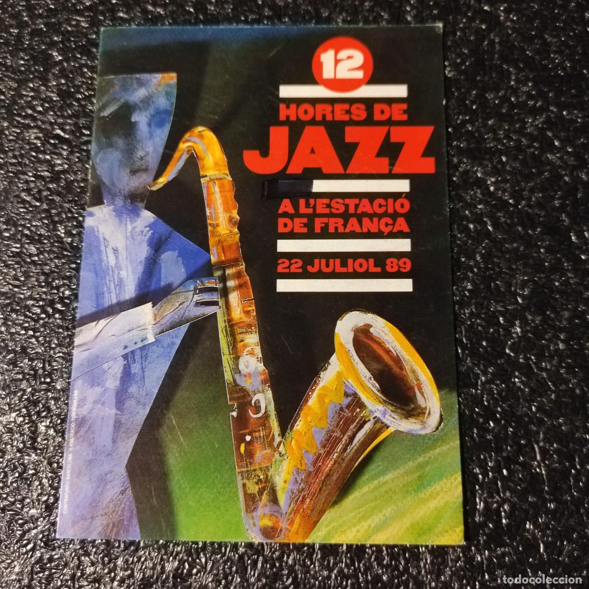 Photos of Singers: TARJETA POSTAL **HORES DE JAZZ ** FRANCIA . JULIO 1989 ** PROGRACI&Oacute;N . JUANI