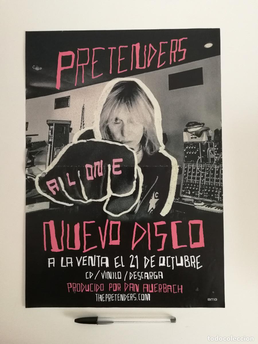 Photos of Singers: CARTEL ORIGINAL -A3- THE PRETENDERS - MUSICA ROCK - ALONE