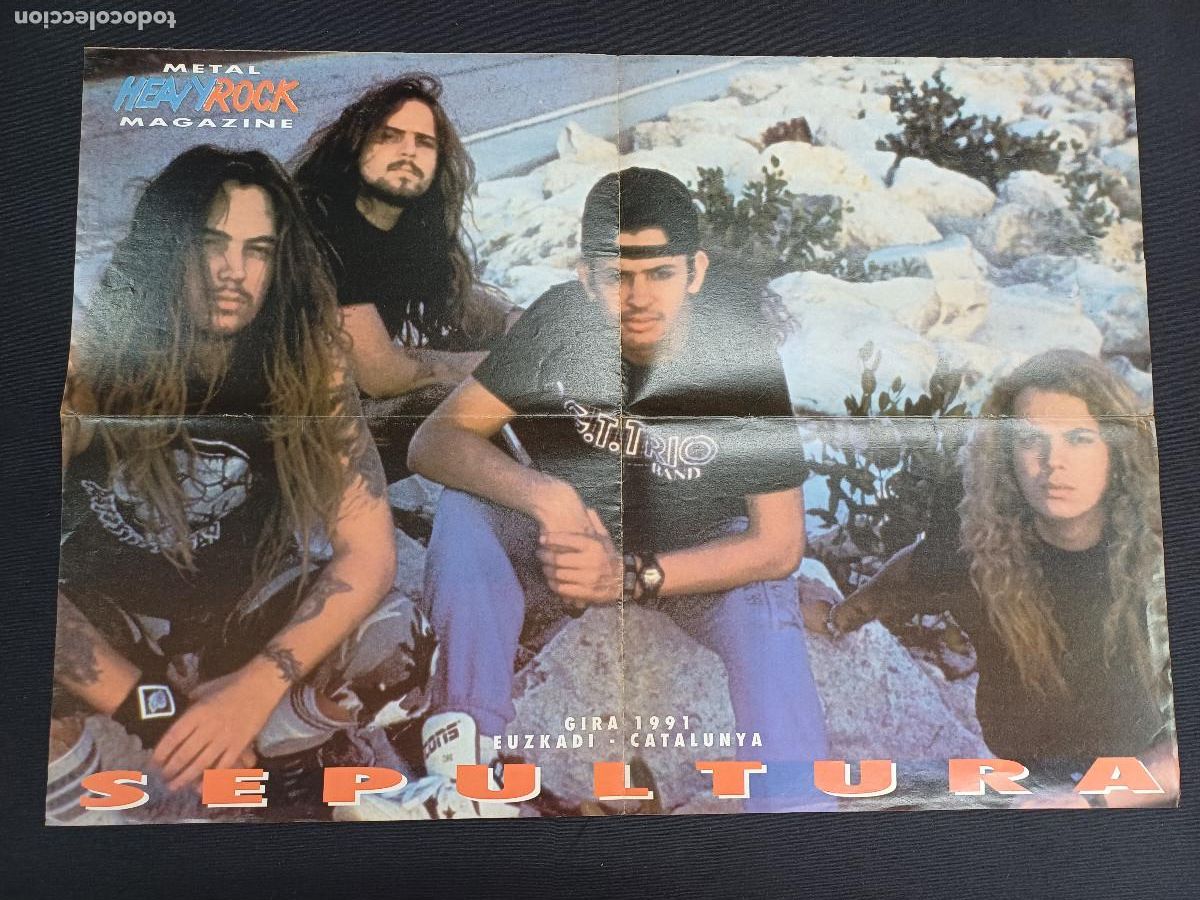 Photos de Chanteurs et Chanteuses: SEPULTURA/GIRA 91 EUZKADI-CATALUNYA/POSTER METAL.
