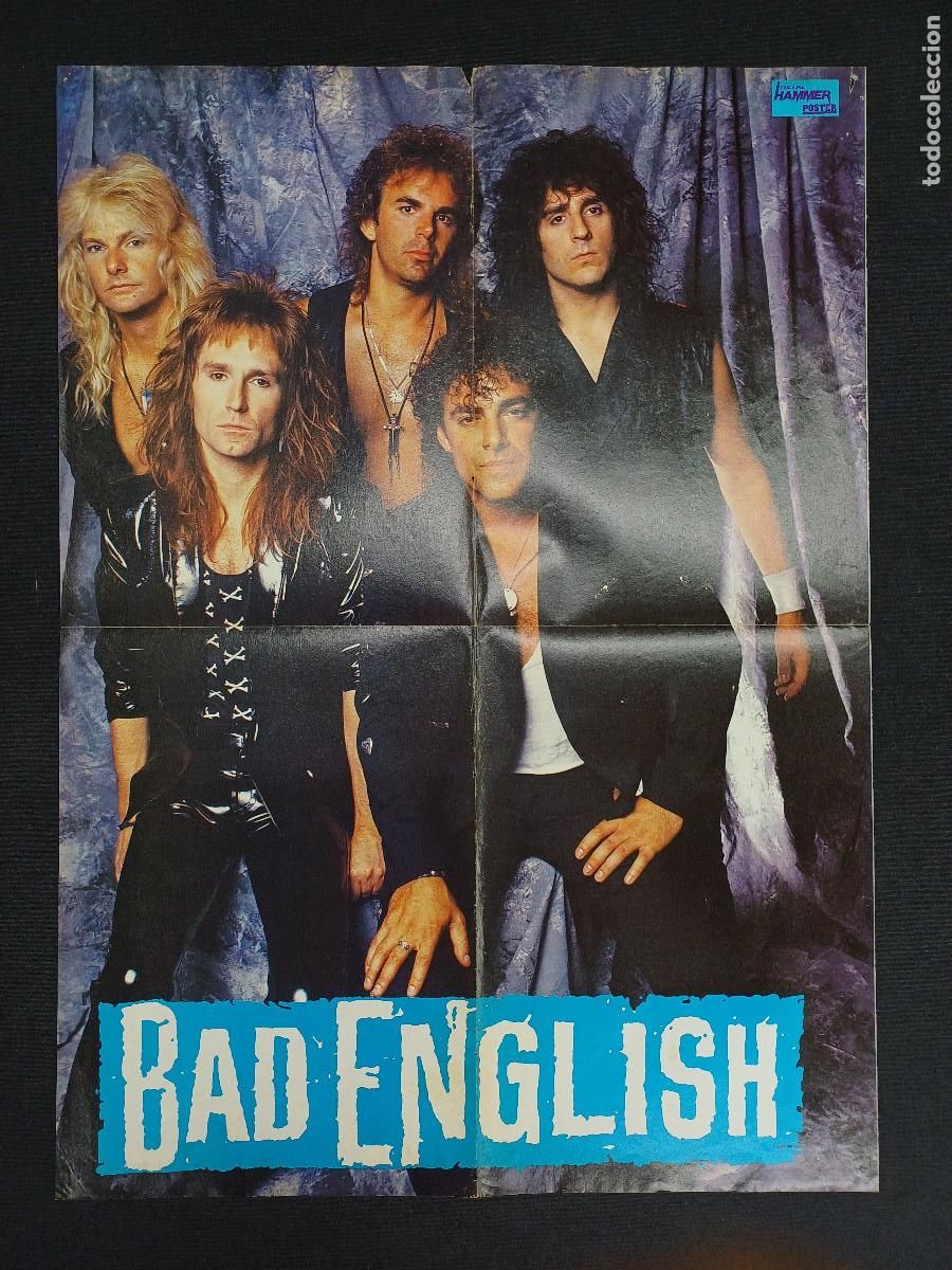 Photos de Chanteurs et Chanteuses: SATRIANI-BAD ENGLISH/POSTER METAL.