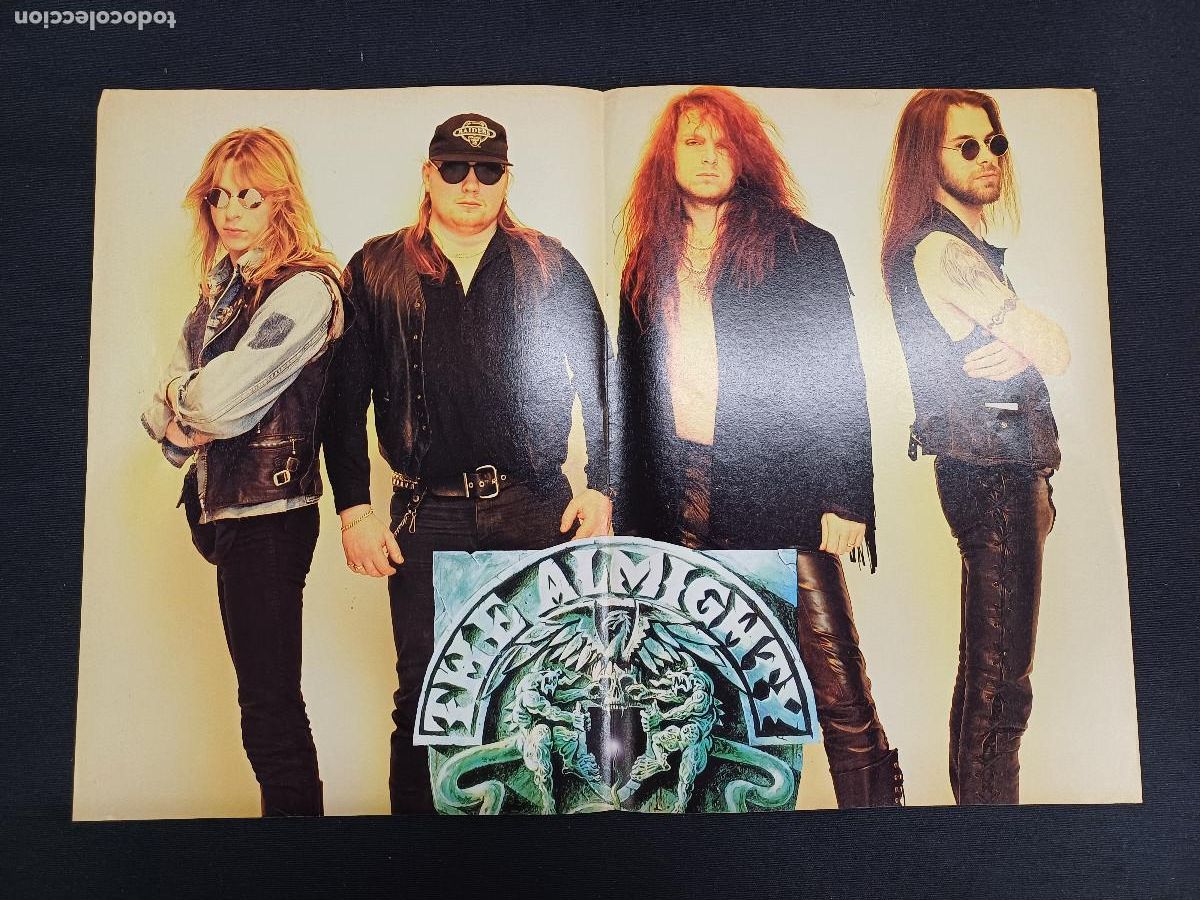 Photos de Chanteurs et Chanteuses: THE ALMIGHT-THE SCREAMING JETS/POSTER METAL.