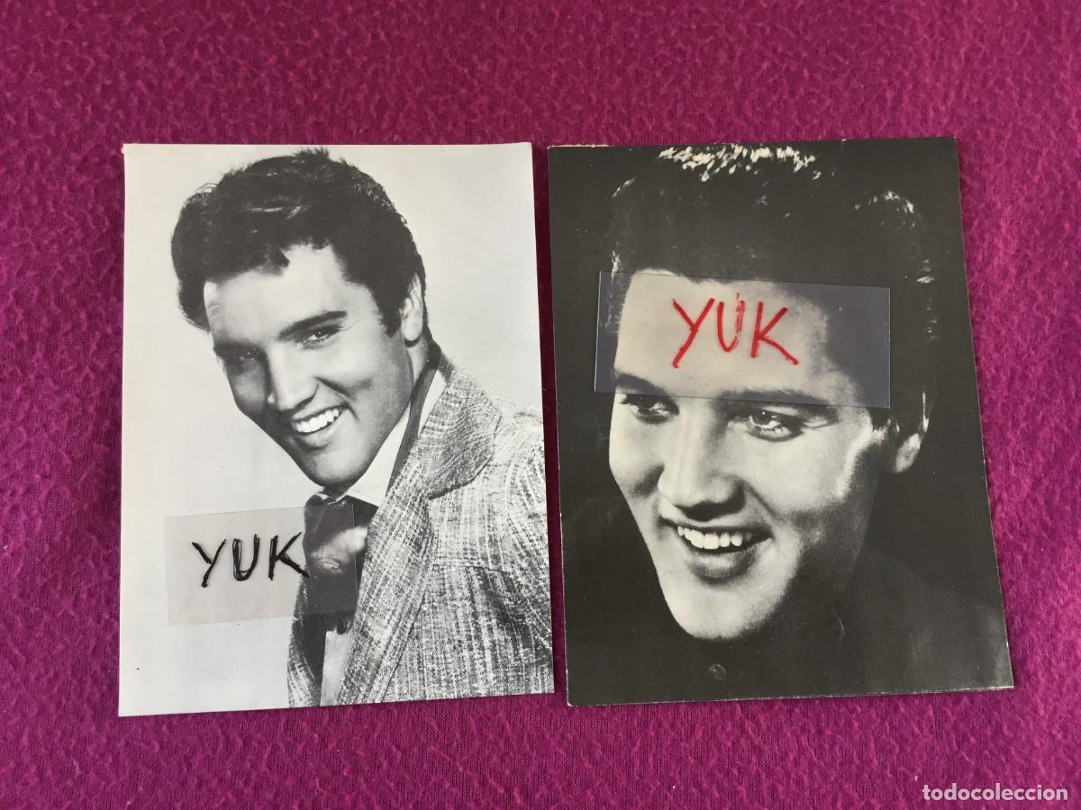 Photos of Singers: 2 FOTOS - FICHAS - FOTOGRAFIAS DE ELVIS PLESLEY PARA ROMANTICA Y CLARO DE LUNA