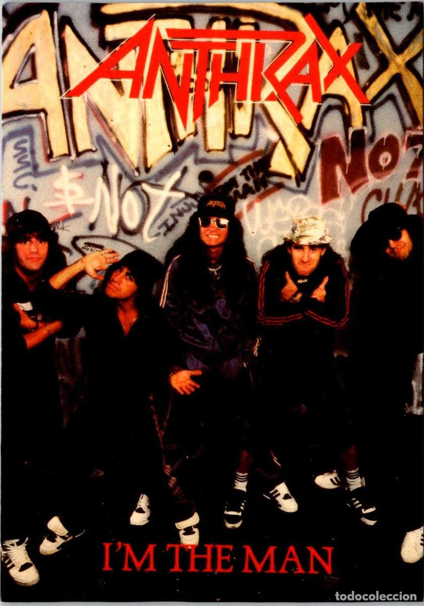 Fotos von Musikern: Anthtrax - Antrax - I'm the Man - Editions Subway - Postal - 150x105mm