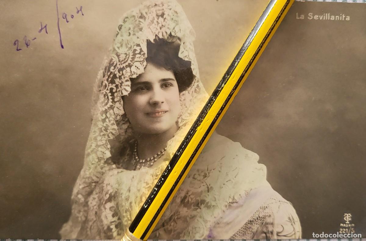 Photos de Chanteurs et Chanteuses: La Sevillanita [Cuple] postal 9 X 13 ctms. editada en Espa&ntilde;a...a&ntilde;o 1904