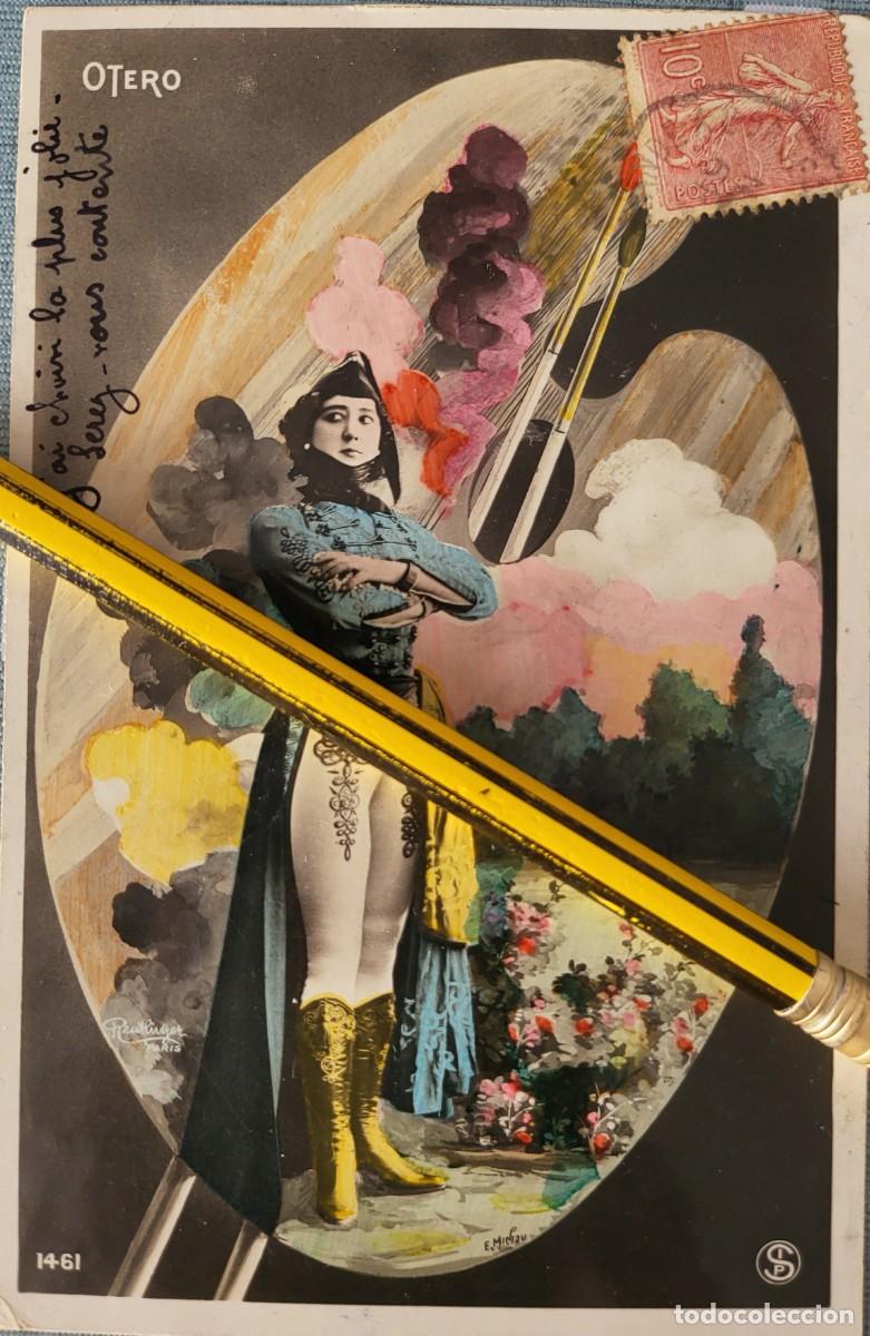 Photos de Chanteurs et Chanteuses: Bella Otero [Cuple] postal 9 X 13 ctms. editada en Francia...