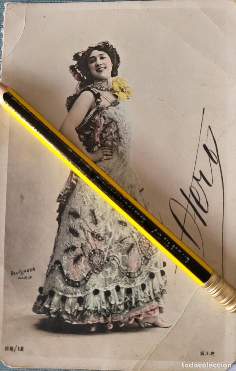 Photos de Chanteurs et Chanteuses: Bella Otero [Cuple] postal 9 X 13 ctms. editada en Francia...