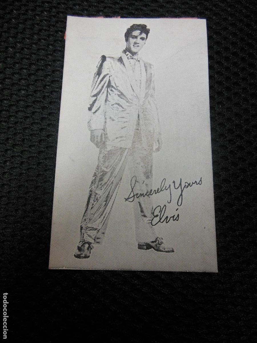 Fotos de Cantantes: 1969 CALENDARIO DE ELVIS PRESLEY DE LA RCA ESPA&Ntilde;OLA CARD