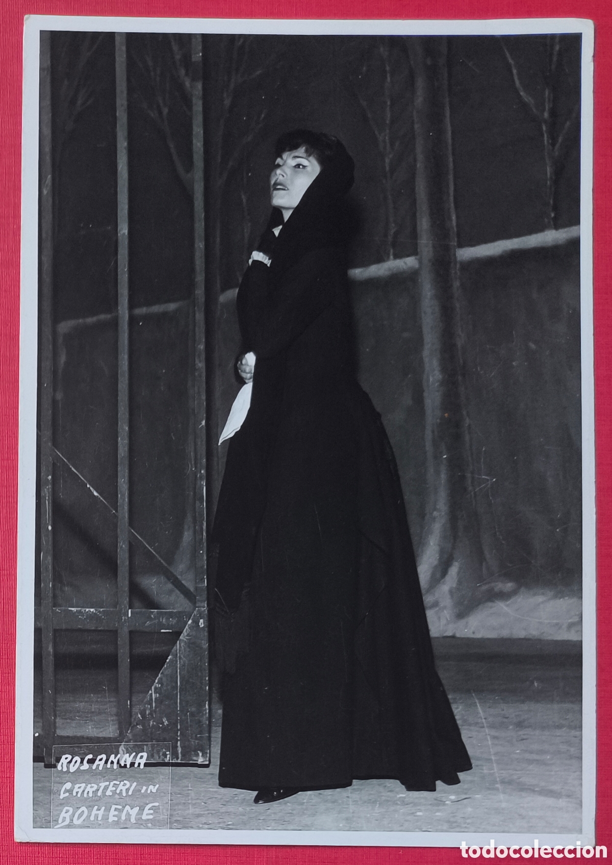 Photos of Singers: ROSANNA CARTERI SOPRANO &Oacute;PERA LA BOHEME FOTOGRAF&Iacute;A DEDICADA Y FIRMADA BILBAO 1965