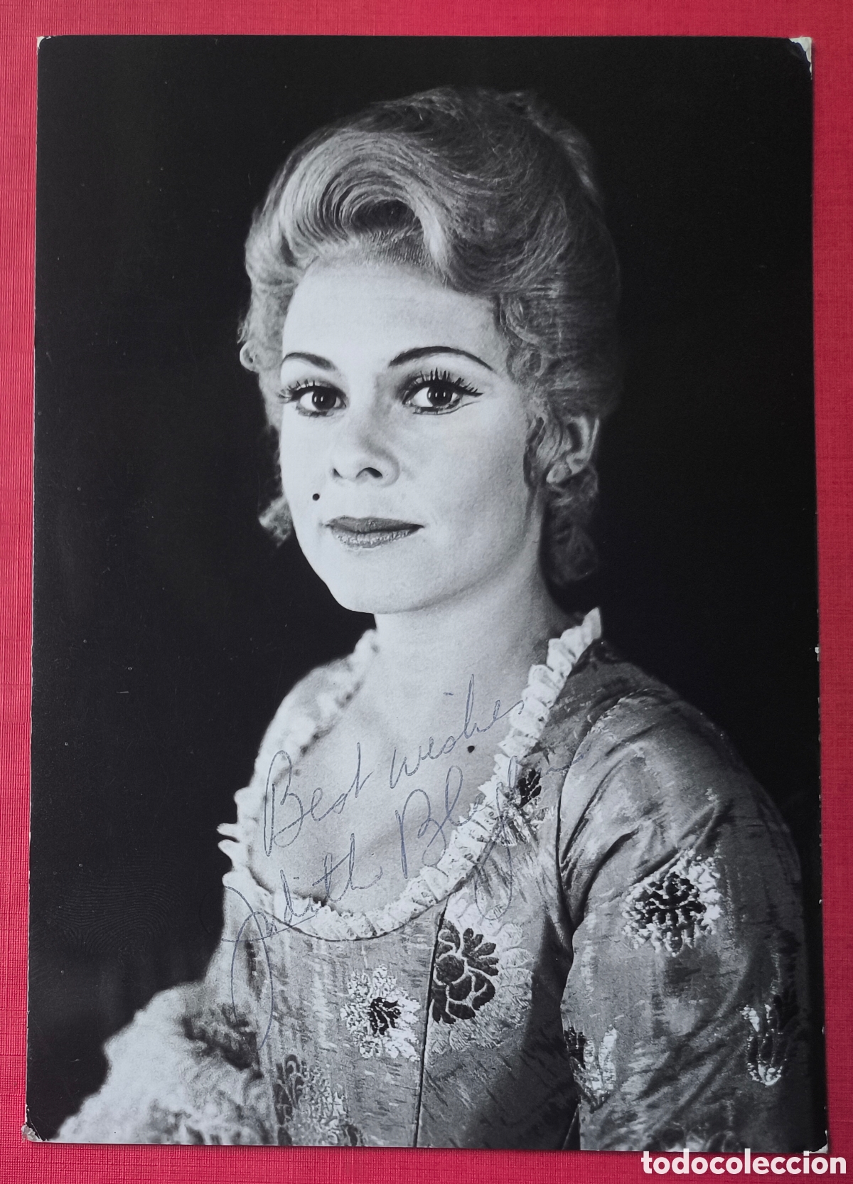 Photos of Singers: JUDITH BLEGEN SOPRANO &Oacute;PERA FOTOGRAF&Iacute;A FIRMADA AUT&Oacute;GRAFO 1977