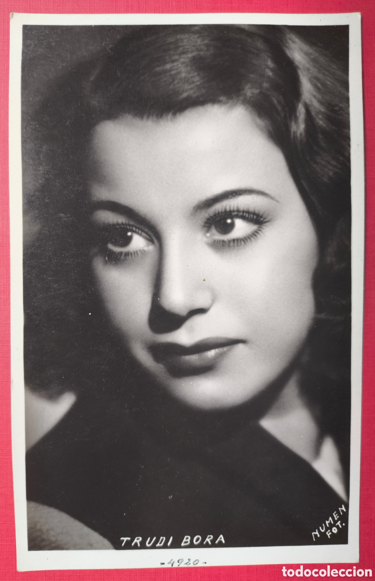 Photos of Singers: TRUDI BORA VEDETTE ACTRIZ TEATRO VARIEDADES POSTAL FOTOGR&Aacute;FICA FOTOGRAF&Iacute;A C. 1955