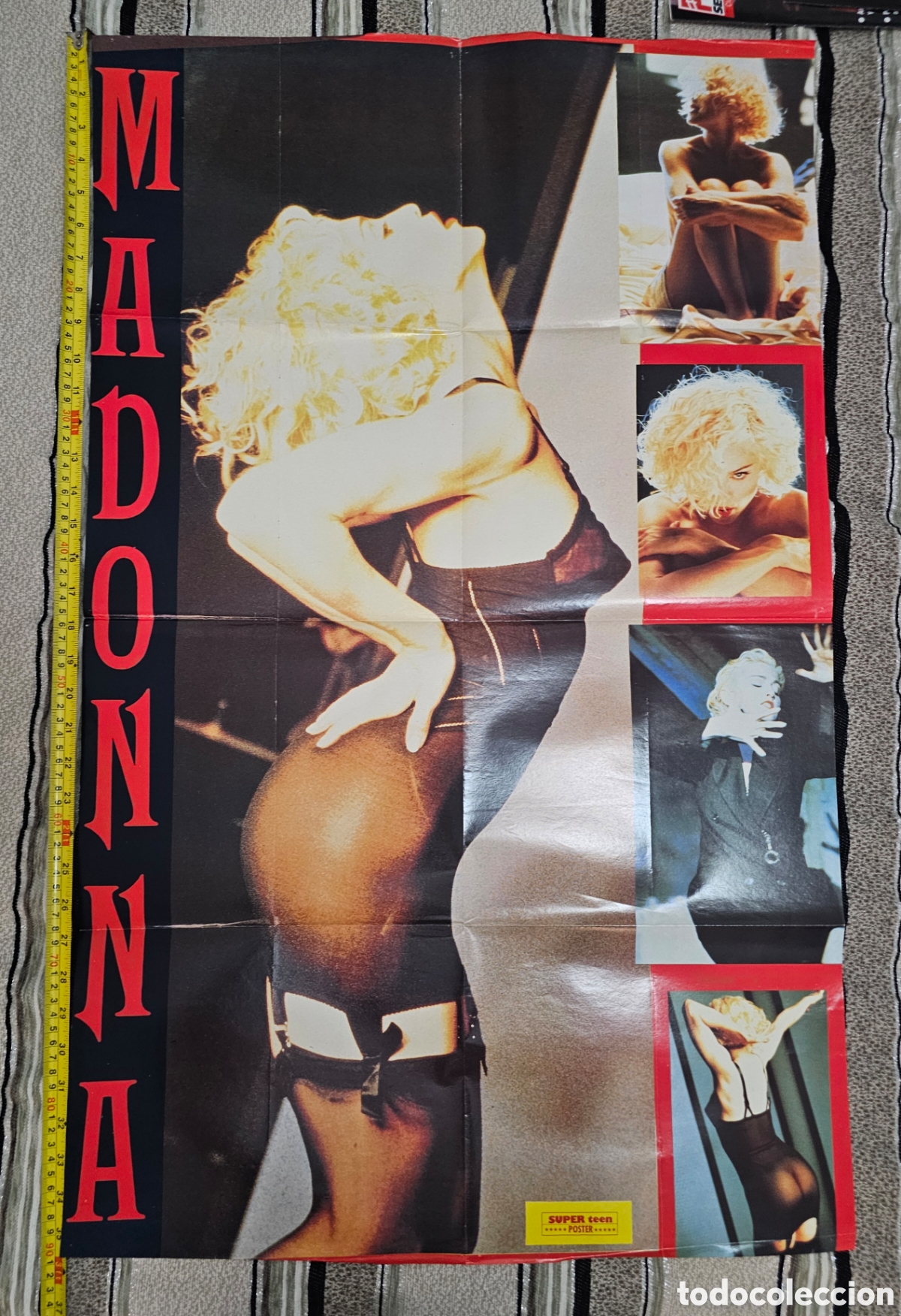 Photos of Singers: Poster original Super Teen Madonna Express Yourself 90 cm