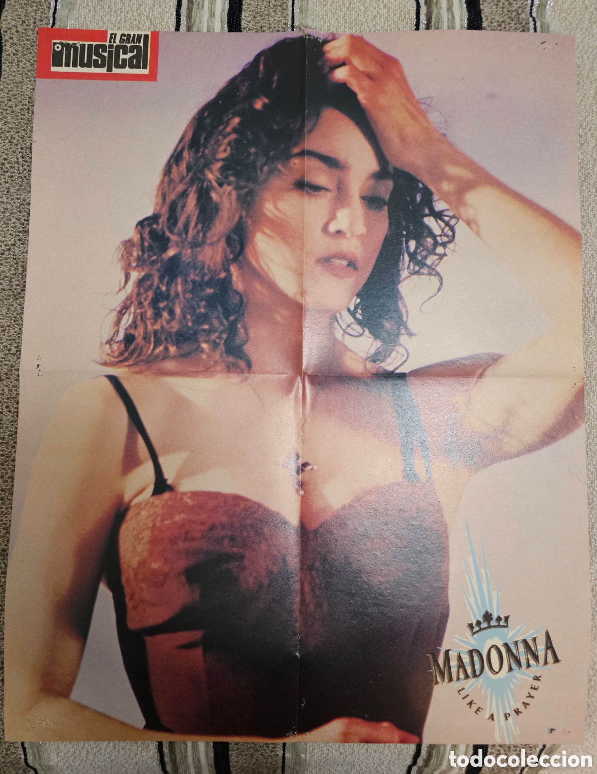 Photos of Singers: Poster original El Gran Musical Madonna Like a Prayer 55 cm