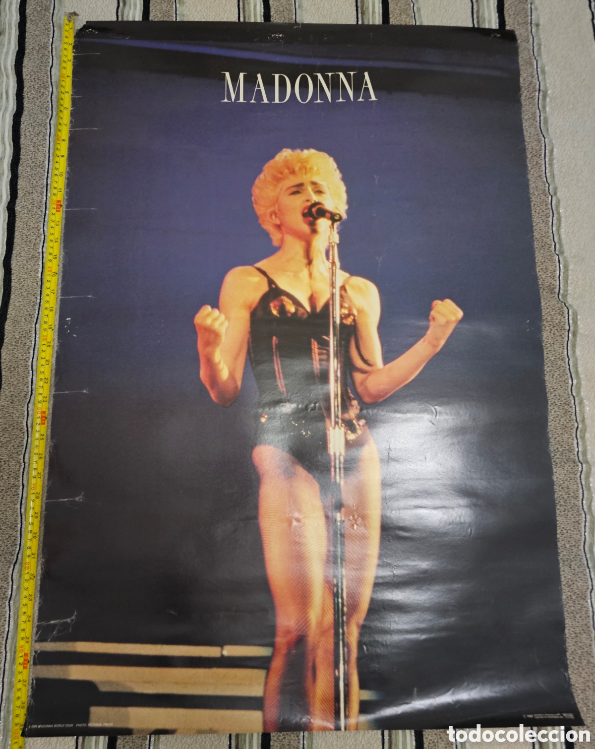 Photos of Singers: P&oacute;ster original Madonna World Tour 1986