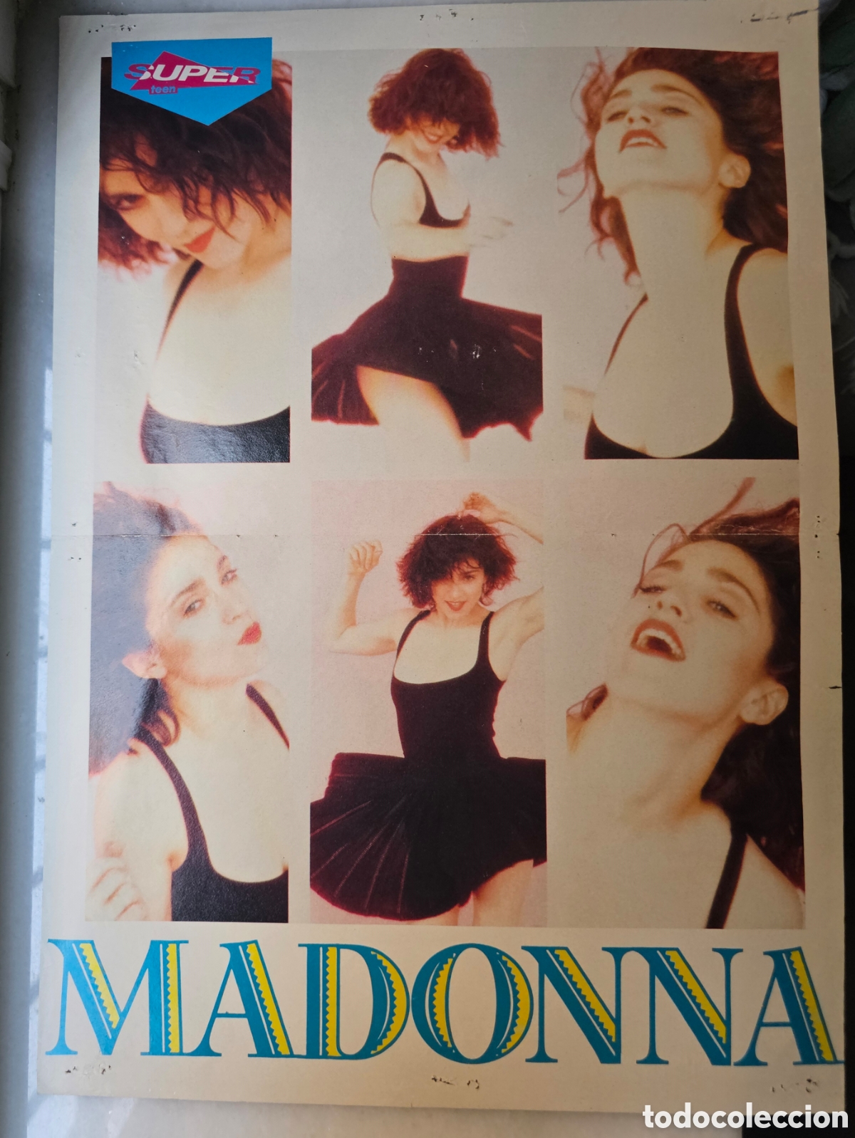 Photos of Singers: P&oacute;ster vintage Madonna revista Super Teen