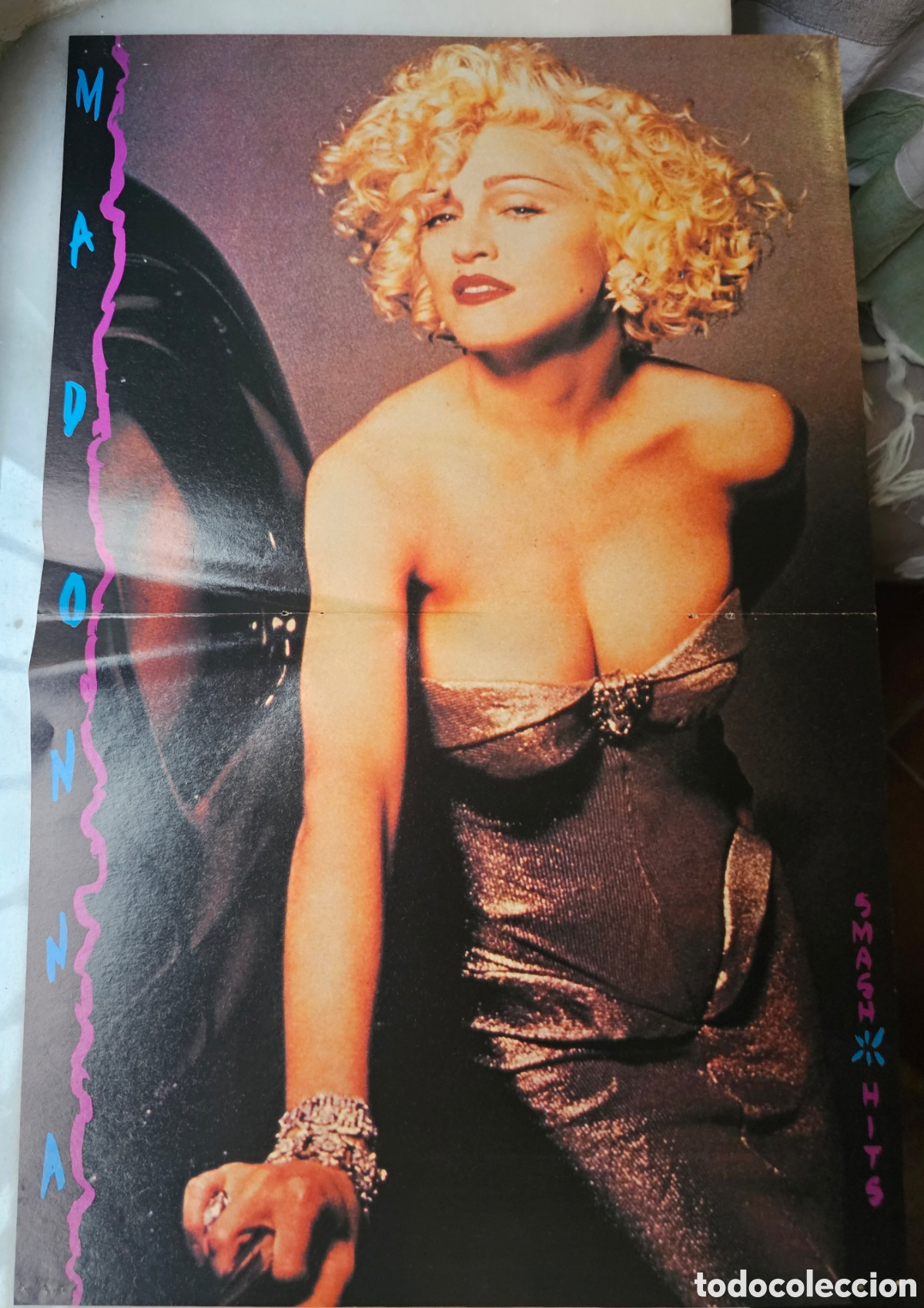 Photos of Singers: P&oacute;ster revista Smash Hits Madonna a&ntilde;os 90